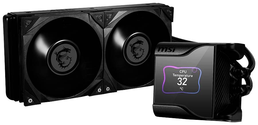 MSI MEG CORELIQUID S280 - Prozessor-Flüssigkeitskühlsystem - Kühlergröße: 360 mm - (für: LGA1156, AM2, AM2+, AM3, LGA115-2