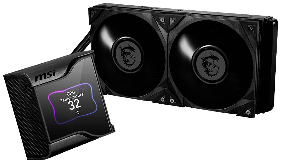 MSI MEG CORELIQUID S280 - Prozessor-Flüssigkeitskühlsystem - Kühlergröße: 360 mm - (für: LGA1156, AM2, AM2+, AM3, LGA115-4