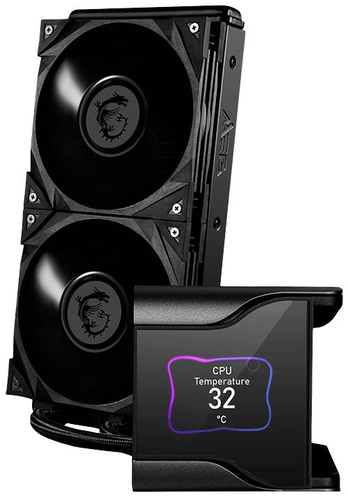 MSI MEG CORELIQUID S280 - Prozessor-Flüssigkeitskühlsystem - Kühlergröße: 360 mm - (für: LGA1156, AM2, AM2+, AM3, LGA115-5