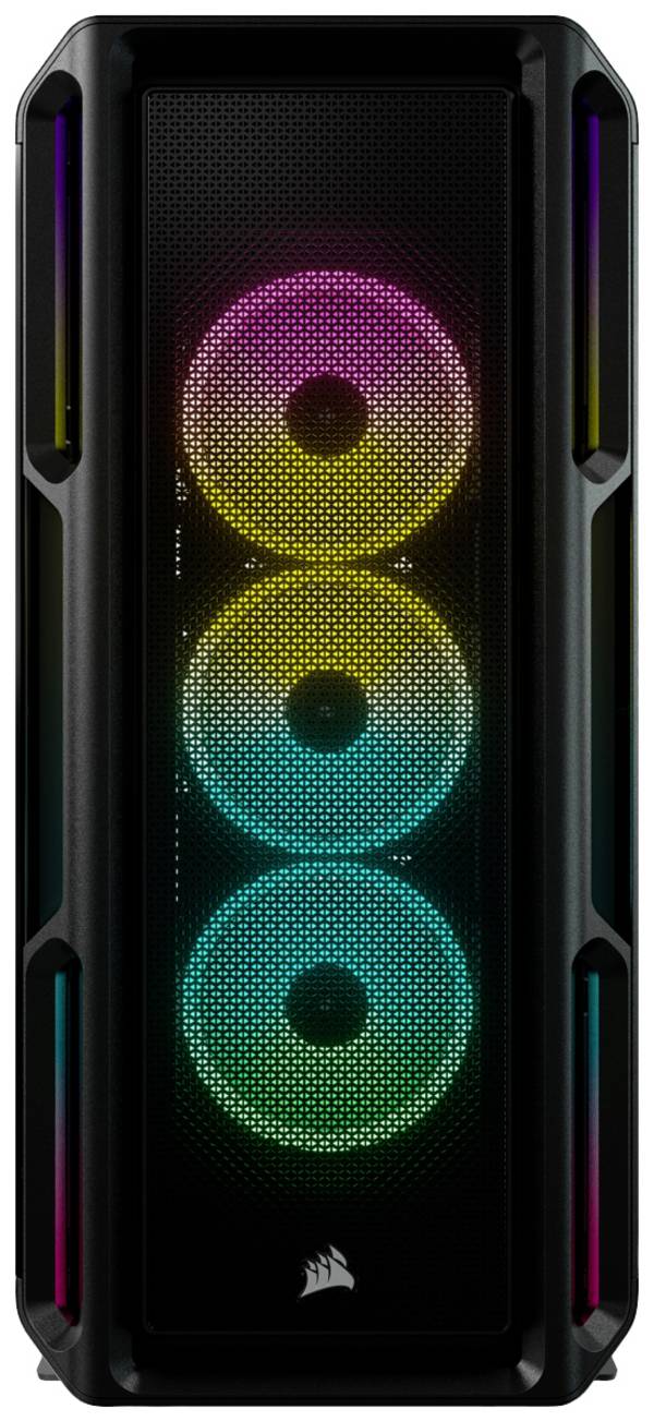 Corsair CC-9011230-WW Midi-Tower PC-Gehäuse  Schwarz 3 vorinstallierte Lüfter