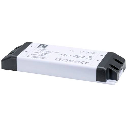 Paulmann 79969 Power Supply 24V DC 40VA IP20 LED-Konstantspannungsquelle 40 W (max) 1.66 A 24 V 230 V (B x H x T) 58 x 2...