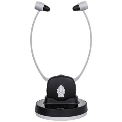 Silva Schneider DH 9600 HiFi  In Ear Kopfhörer Funk Stereo Schwarz/Grau  Lautstärkeregelung, Mikrofon-Stummschaltung