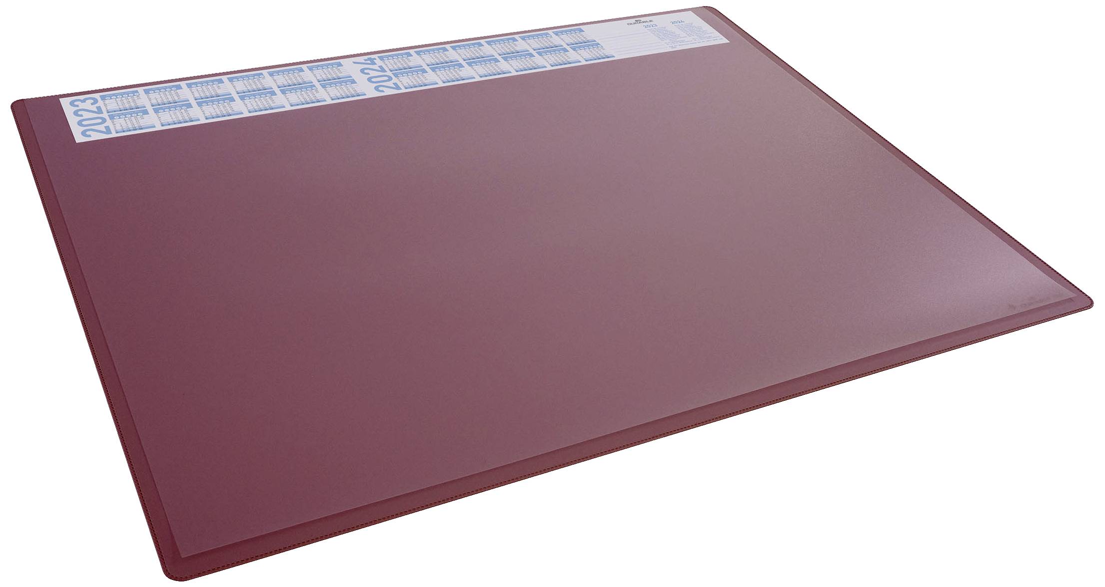 DURABLE Schreibunterlage PP mit Jahreskaleder 650x500cm rot