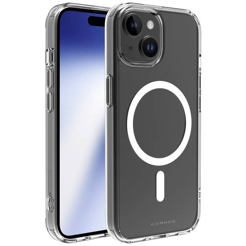 Thumbnail - Vivanco MSASCVVIPH15T Backcover Apple iPhone 15 Transparent MagSafe kompatibel, Spritzwassergeschützt, Staubdicht, Wasse...