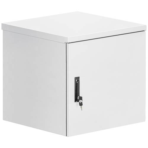 Intellinet IP55 19 Wandverteiler mit integrierten Lüftern 12 HE 600 mm tief grau RAL7035 19 Zoll Industrie-Gehäuse (B x ...