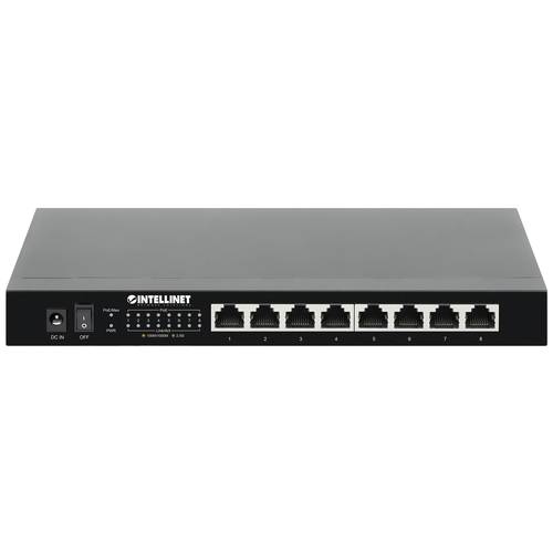 Intellinet 8-Port 2,5G Ethernet PoE+ Switch 8xPSE PoE+ Ports 100 W PoE-Leistungsbudget Netzwerk Switch IEEE802.3af (15.4...