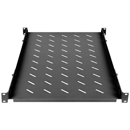 Thumbnail - Intellinet 714716 19 Zoll Netzwerkschrank-Geräteboden 1 HE Geeignet für Schranktiefe: 1000 mm Schwarz (RAL 9004, matt)