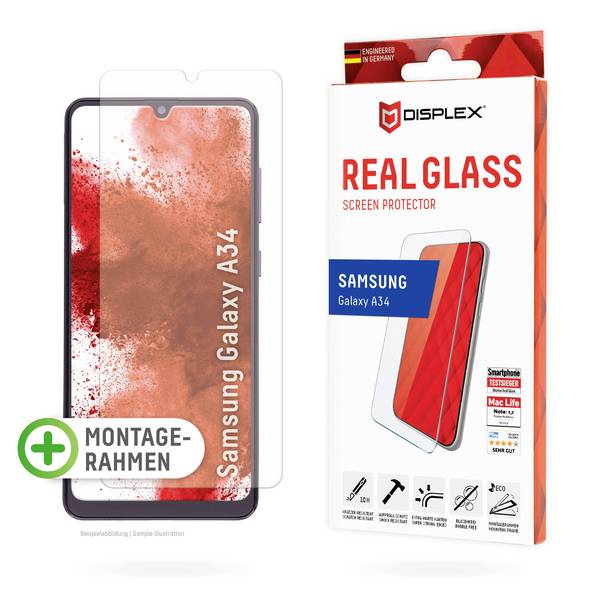 Displex Panzerglas Displayschutz für Samsung Galaxy A34/ A34 5G 01816