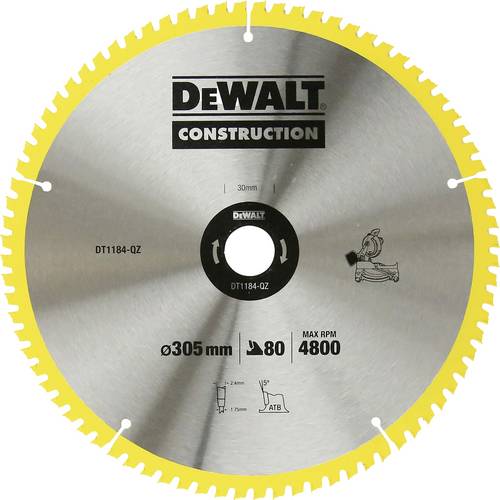 DEWALT DT1184-QZ Kreissägeblatt 1 St.