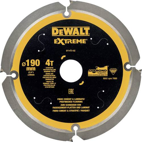 DEWALT DT1472-QZ DT1472-QZ Kreissägeblatt Zähneanzahl: 4 1 St.