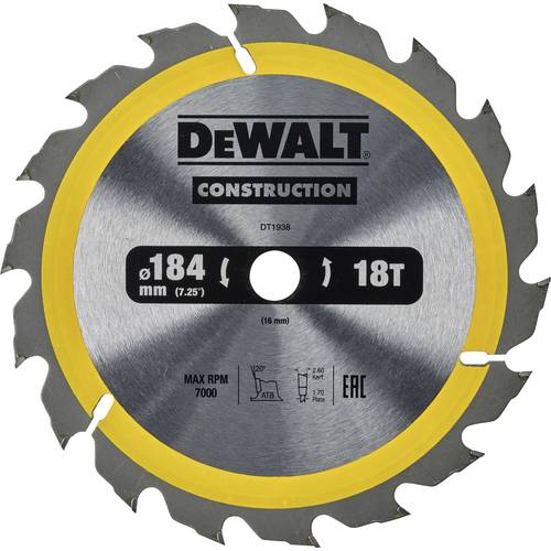 DEWALT DT1938-QZ Kreissägeblatt 1 St.
