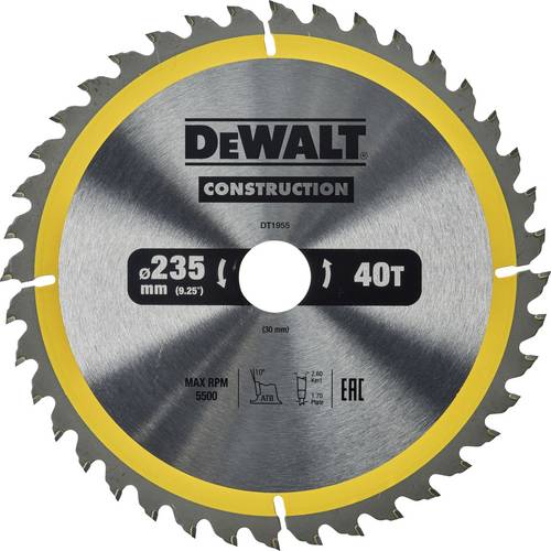 DEWALT DT1955-QZ Kreissägeblatt 1 St.