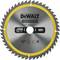 Kreissägeblatt von DeWalt mit 250 mm Durchmesser und 48 Zähnen, für Bauanwendungen. Maximale Drehzahl: 5500 U/min.