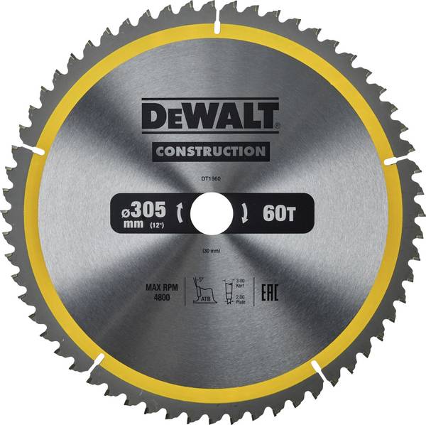 DEWALT  DT1960-QZ Kreissägeblatt   1 St.