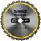 'Runde Sägeblatt von DeWalt Construction mit 24 Zähnen, Durchmesser 315 mm, maximal 4800 U/min.'