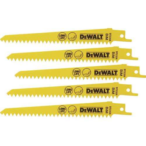 Thumbnail - DEWALT DT2356-QZ Saebelsaegeblatt BIM Gipskarton 152mm 5 St.