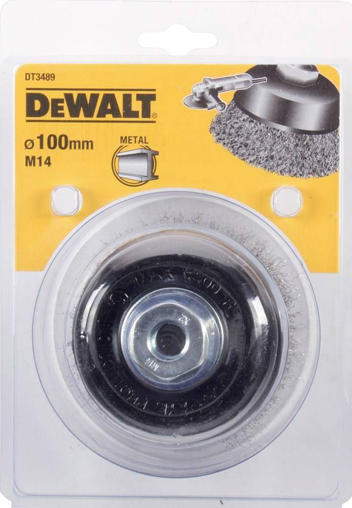 DEWALT Topfbuerste gewellt 100mm M14 DT3489-QZ 1 St.
