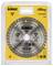Verpackte DeWalt Diamant-Trennscheibe, Größe 125mm, Turbo-Design. Enthält technische Spezifikationen und Symbole zur Nutzung.