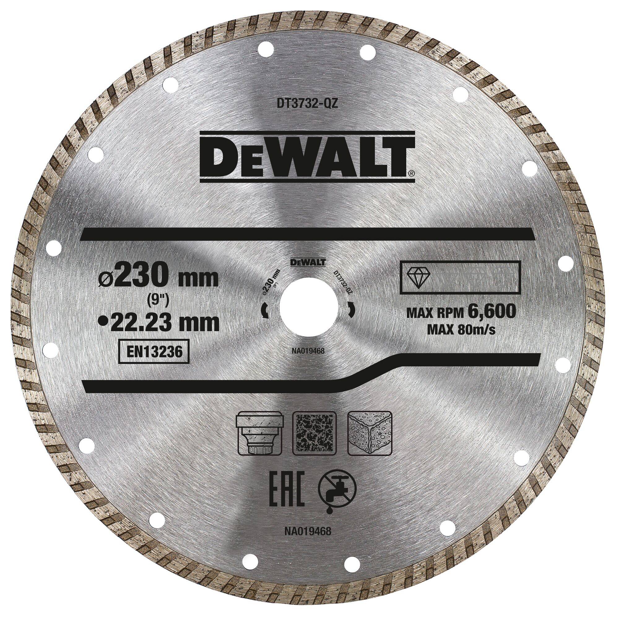 DEWALT Diamanttrennscheibe DT3732-QZ | Eco1 Turbo 230mm