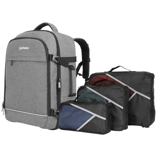 Manhattan Notebook Rucksack Notebook-Rucksack mit Gerätefächern für Laptops bis zu 17,3,Tablets bis zu 11 Passend für ma...