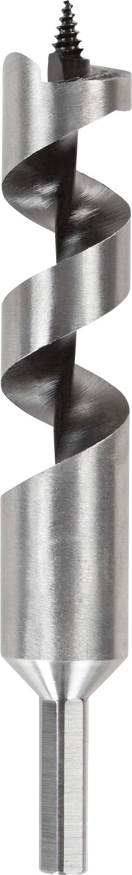 Metallbohrer mit spiralförmiger Schneide, geeignet für hartes Material.