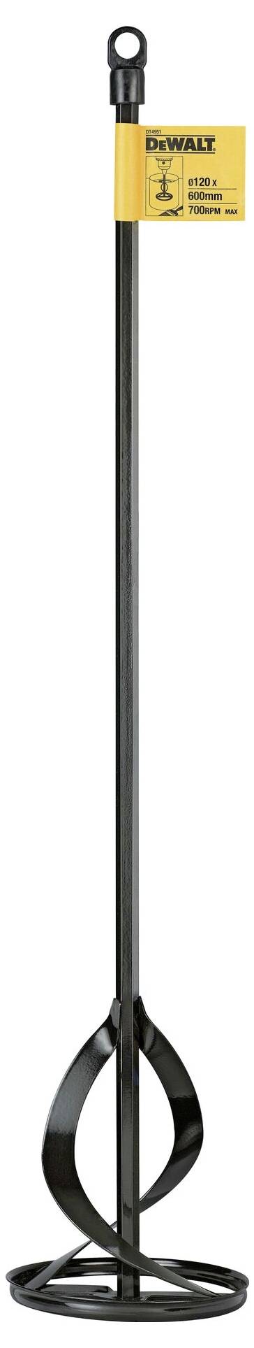 Rührquirl von DeWalt, Stahlmischstab mit 100 mm Durchmesser, geeignet zum Mischen von Farben und Zement.