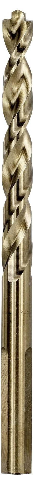 Ein mehrflutiger Bohrer aus Metall mit spiralförmigen Schneiden, geeignet für präzises Bohren in festen Materialien.