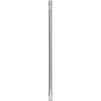 Ein silberner Metallstift mit flacher Spitze und schmaler, gerader Form. Wird für Hebel- oder Brecharbeiten verwendet.