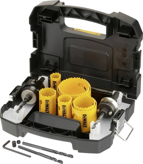 DEWALT  DT90353-QZ Lochsägen-Set  22 mm, 29 mm, 35 mm, 44 mm, 51 mm, 64 mm, 68 mm zähhart 11 St.