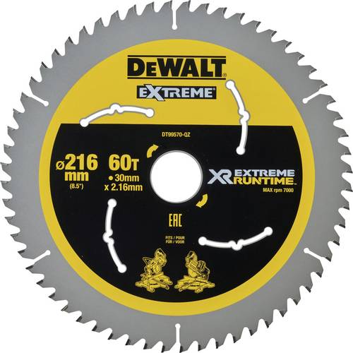 DEWALT DT99570-QZ Kreissägeblatt Zähneanzahl: 60 1 St.
