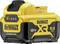 Ein gelber und schwarzer 12V Dewalt XR Lithium-Ionen-Akku mit einer Kapazität von 5.0 Ah.