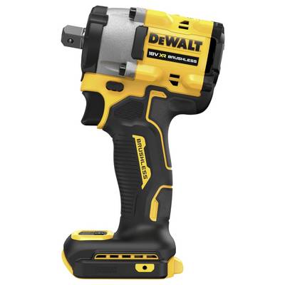 Akkuschlagschrauber der Marke DeWalt, Modell 18V XR Brushless, in Gelb und Schwarz. Werkzeug für Bau- und Montagearbeiten.
