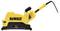 Gelbes elektrisches DeWalt-Werkzeug mit Kabel. Es ist ein Wandnutenfräse-Modell mit sichtbar integriertem Motor und Schutzabdeckung.