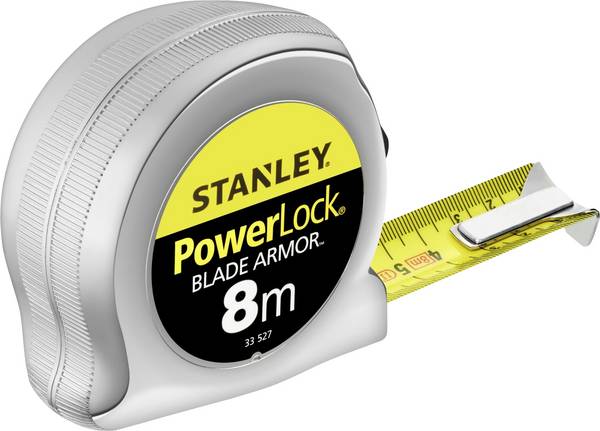 STANLEY Bandmaß Micro Powerlock 0-33-527 Maßband    Metall, Chrom