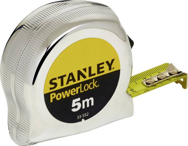 STANLEY  0-33-552 Maßband   5 m Metall (verchromt)