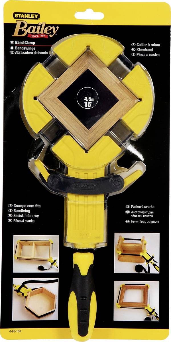 STANLEY 0-83-100 Bandzwinge Spann-Weite (max.):4500 mm Produktabmessung, Länge: 4.5 m