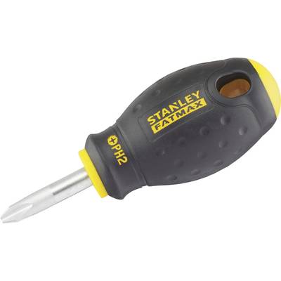 Kompakter Schraubendreher mit PH2-Kopf, ergonomischem Griff und gelber Markenaufschrift. Ideal für präzise Arbeiten.