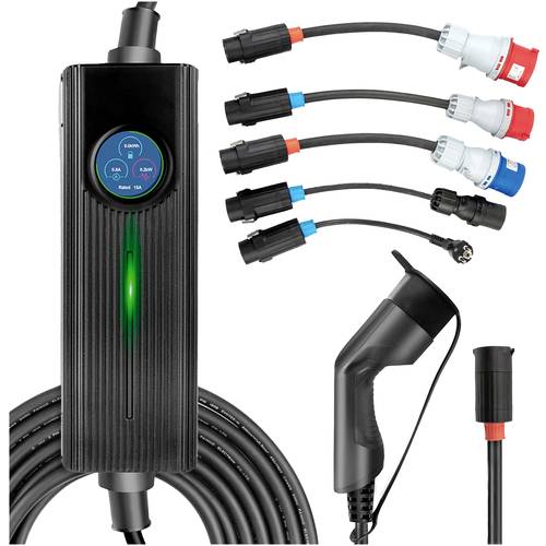 Platinet PC050EV Mobile Elektro-Auto Ladestation Typ 2 Mode 2 32 A 16 kW