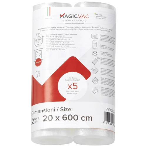 Magic Vac ACO1066 Folienersatzrolle (B x T) 20 cm x 600 cm
