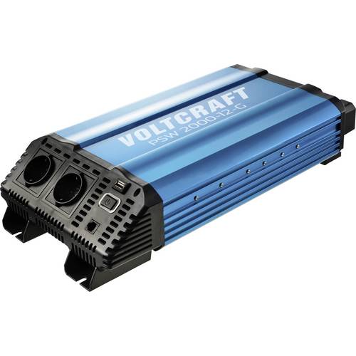 VOLTCRAFT Wechselrichter PSW 2000-12-G 2000 W 12 V/DC - 230 V/AC reine Sinuswelle