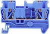 TRU COMPONENTS TC-JPT2.5 Blue Durchgangsklemme 5.2 mm Schnellanschluss Polzahl: 2 0.2 mm² 2.5 mm² Blue 1 St.
