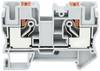 TRU COMPONENTS TC-JPT10 Grey Durchgangsklemme 10.2 mm Schnellanschluss Polzahl: 2 0.5 mm² 10 mm² Grau 1 St.