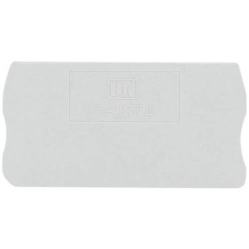 TRU COMPONENTS TC-D-JST 4 Endhalter Passend für (Details): TC-JPT4, TC-JPT4-PE Grau 1 St.