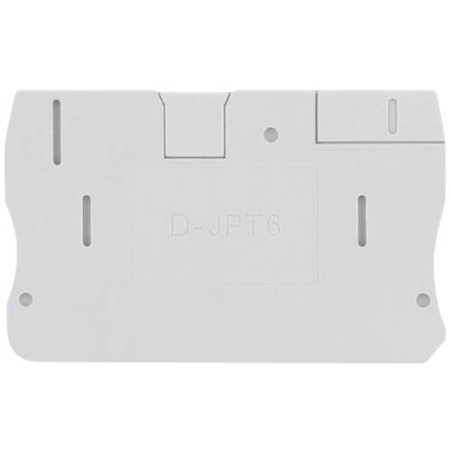 TRU COMPONENTS TC-D-JPT 6 Endhalter Passend für (Details): TC-JPT6, TC-JPT6-PE Grau 1 St.