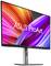 Ein ASUS ProArt Monitor mit leuchtenden, abstrakten Farben auf dem Bildschirm.