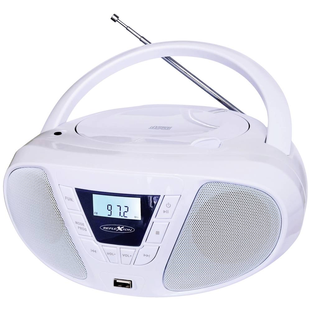 Reflexion CDR614UWH Radio-CD-speler VHF (FM) FM, CD, USB