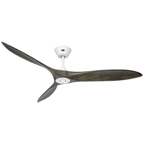 CasaFan ECO AIRSCREW 152 MW-GW Deckenventilator 28 W (Ø x H) 1520 mm x 275 mm Weiß (matt) mit Fernbedienung, Winterbetri...