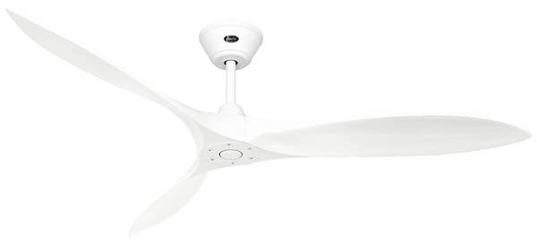 CasaFan ECO AIRSCREW 152 MW-MW Deckenventilator 28 W (Ø x H) 1520 mm x 275 mm Weiß (matt) mit Fernbedienung, Winterbetrieb