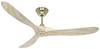 CasaFan ECO GENUINO 152 MG-NT Deckenventilator 16.6 W (Ø x H) 1520 mm x 285 mm Messing mit Fernbedienung, Winterbetrieb