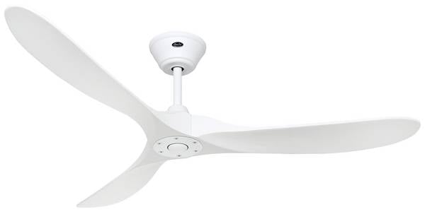 CasaFan ECO GENUINO 152 MW-MW Deckenventilator 16.6 W (Ø x H) 1520 mm x 285 mm Weiß (matt) mit Fernbedienung, Winterbetrieb